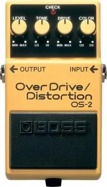 BOSS OS-2 Overdrive-Distortion effekt pedál