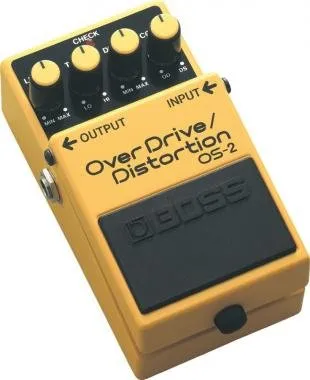 BOSS OS-2 Overdrive-Distortion effekt pedál