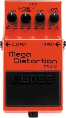 BOSS MD-2 Mega Distortion effekt pedál