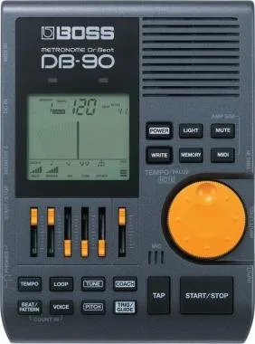 BOSS DB-90 digitális metronóm beépített mikrofonnal és MIDI bemenettel