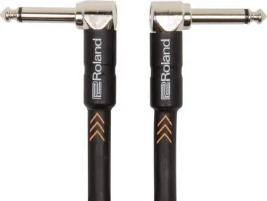 Roland RIC-B1AA 3ft / 0.3m jack-jack kábel 30cm pipa-pipa TR 6,3mm black széria