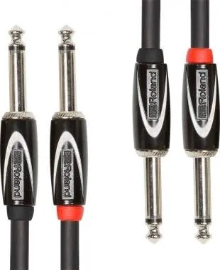 Roland RCC-5-2814 5ft / 1.5m Interconnect kábel, DUAL 6,3mm TR jack-DUAL 6,3mm TR jack kábel
