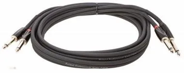 Roland RCC-10-2814 10ft / 3m Interconnect kábel DUAL 6,3mm TR jack-DUAL 6,3mm TR jack kábel