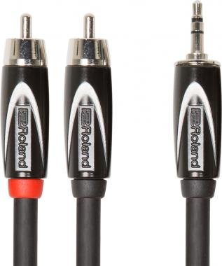 Roland kabel 3,5mm TRS jack-DUAL RCA, 3m