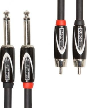 Roland kabel 4,5m DUAL RCA-DUAL 6,3mm TR jack
