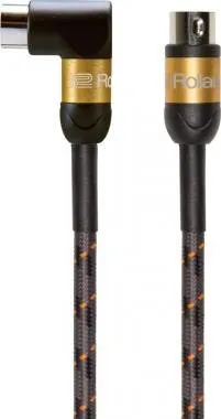 Roland RMIDI-G15A 15ft / 4.5m MIDI kábel pipa/egyenes Gold széria