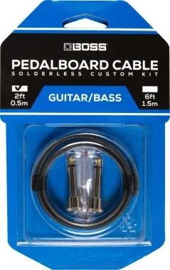 BOSS BCK-2 pedáltartó pedál board kábelkészlet 2 connectors 2ft / 0.5 m kábel