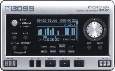 BOSS BR-80 hordozható digitális hangrögzítő