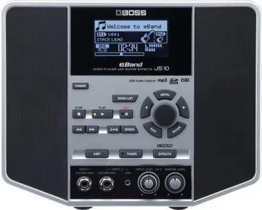 BOSS JS-10 audio lejátszó gitáreffektekkel