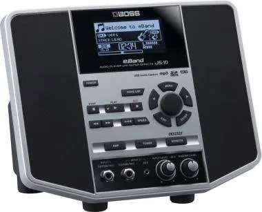 BOSS JS-10 audio lejátszó gitáreffektekkel