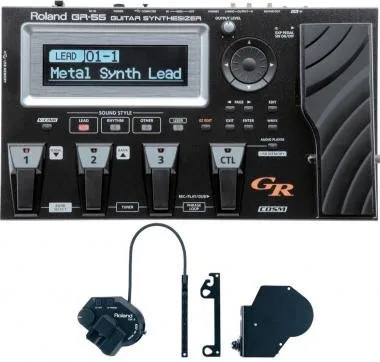 BOSS GR-55GK-BK gitárszintetizátor GK pickup-pal