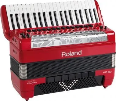 Roland FR-8X RD digitális tangóharmonika beépített hangszóróval - piros