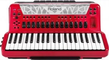 Roland FR-8X RD digitális tangóharmonika beépített hangszóróval - piros