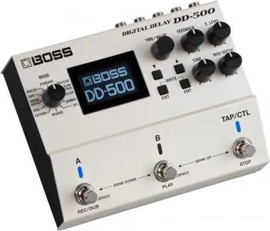 BOSS DD-500 Digital Delay dupla effekt pedál