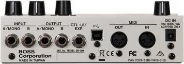 BOSS DD-500 Digital Delay dupla effekt pedál