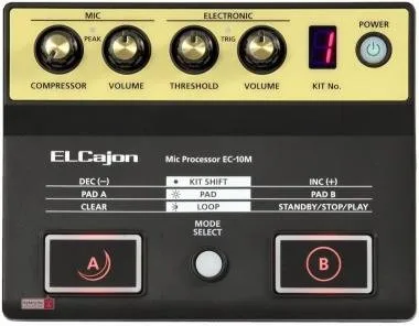 Roland EC-10M akusztikus cajon modul csíptetős mikrofonnak