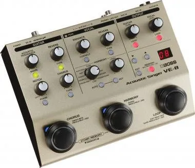 BOSS VE-8 akusztikus ének effekt pedál