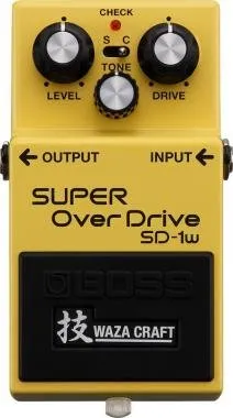 BOSS SD-1W Super Overdrive effekt pedál Waza Craft