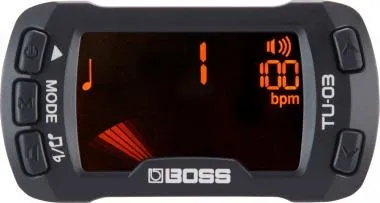BOSS TU-03 csíptetős kromatikus hangoló és metronóm