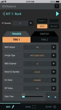 Roland TM-1 trigger modul