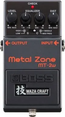 BOSS MT-2W Metal Zone effekt pedál Waza Craft