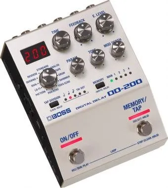 BOSS DD-200 Digital Delay dupla effekt pedál
