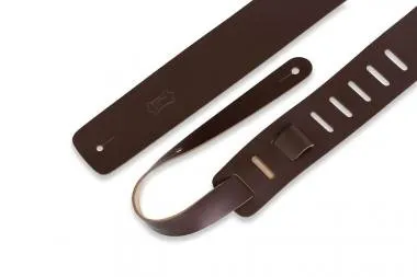 Levy's M1-DBR Gitárpánt, bőr, 6cm széles, 94-130cm széles, sötét barna
