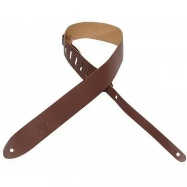 Levy's M12-BRN Gitárpánt, bőr, 125cm, barna