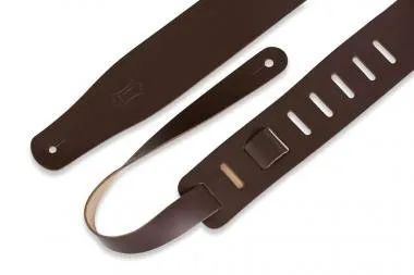 Levy's M26-DBR Gitárpánt, bőr, 6cm széles 96-130cm hosszú, sötét barna