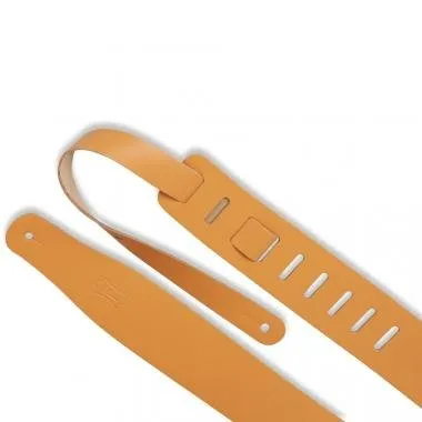 Levy's M26-TAN Gitárpánt, bőr, 6cm széles, 96-130cm hosszú, bőrszín