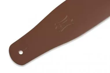 Levy's M26-WAL Gitárpánt, bőr, 6cm széles, 96-130cm hosszú, diószín