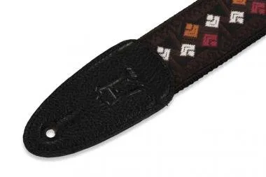Levy's M8HT-15 Gitárpánt, szőtt, polipropilén hátoldal, 5cm széles, 160cm hosszú, mintás