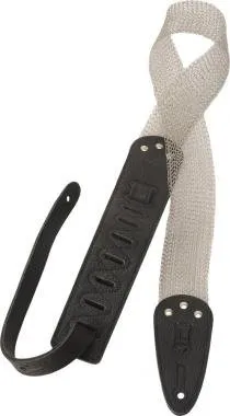 Levy's M12MM-BLK Gitárpánt, fém sodrony, 5cm széles, 137cm hosszú, fekete