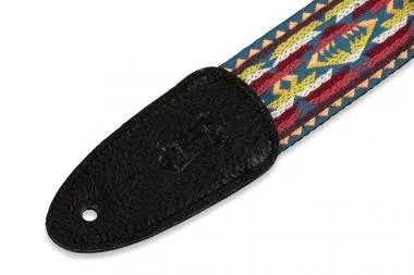 Levy's M8HT-22 Gitárpánt, szőtt, polipropilén hátoldal, 5cm széles, 160cm hosszú, mintás