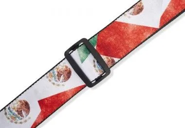 Levy's MDP-MX Gitárpánt, szublimálva nyomtatott, poliészter, 5cm széles, 165cm hosszú, koptatott zás