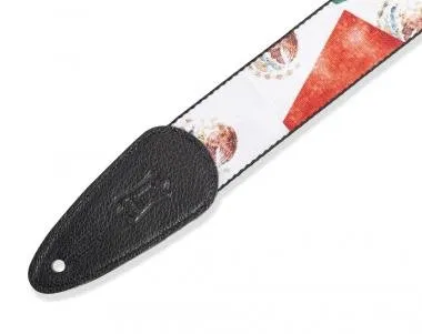 Levy's MDP-MX Gitárpánt, szublimálva nyomtatott, poliészter, 5cm széles, 165cm hosszú, koptatott zás
