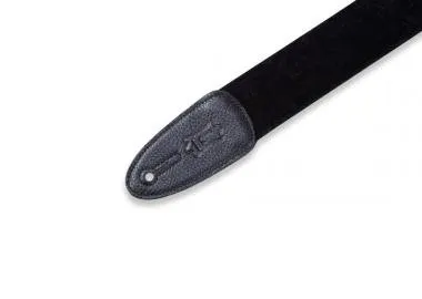 Levy's M7VC-BLK Gitárpánt, bársony, 5cm széles, 91-152cm hosszú, fekete
