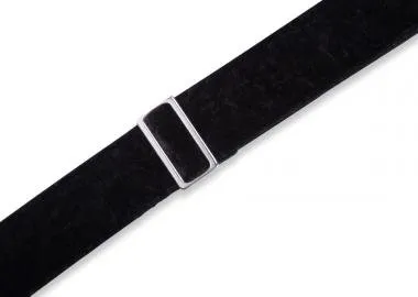 Levy's M7VC-BLK Gitárpánt, bársony, 5cm széles, 91-152cm hosszú, fekete