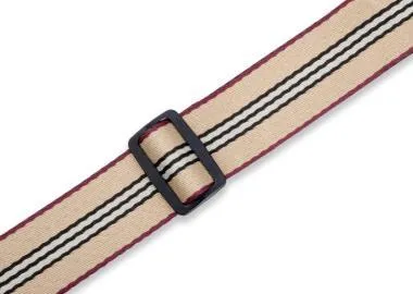 Levy's MC8VIN-003 Gitárpánt, nyomtatott mintával, bőr végekkel, pamut, 5cm széles, 88-152cm hosszú, mintás