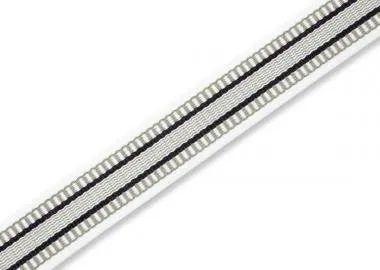 Levy's MC8VIN-008 Gitárpánt, nyomtatott mintával, bőr végekkel, pamut, 5cm széles, 88-152cm hosszú,
