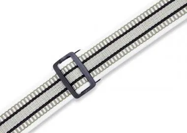 Levy's MC8VIN-008 Gitárpánt, nyomtatott mintával, bőr végekkel, pamut, 5cm széles, 88-152cm hosszú,