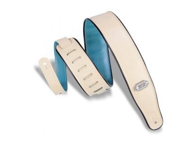 Levy's Kytarový popruh, oboustranný, černé okraje, vinyl, 7cm široký, 109-142cm dlouhý