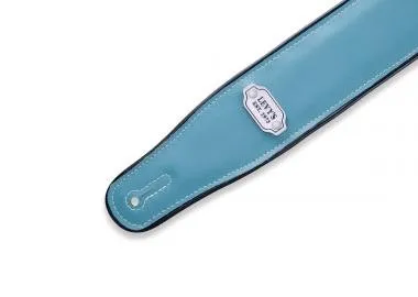 Levy's M26VP-CRM_TEL Gitárpánt, kétoldalú, fekete szélek, vinyl, 7cm széles, 109-142cm hosszú, krém/