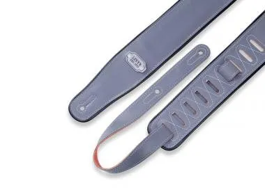 Levy's M26VP-ORG_GRY Gitárpánt, kétoldalú, fekete szélek, vinyl, 7cm széles, 109-142cm hosszú, naran