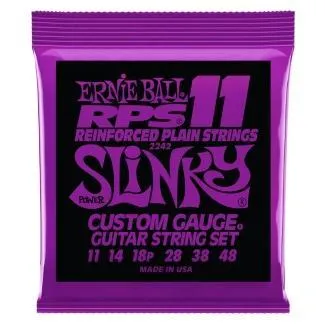 Ernie Ball 2242 Elektromos gitár húrkészlet, Power Slinky RPS, Nikkellel bevont acél, 11-48