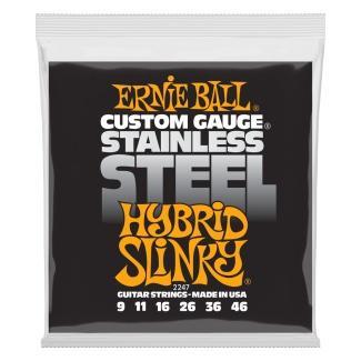 Ernie Ball IM elektrické kytarové struny Hybrid Slinky, nerezová ocel, 09-46