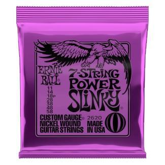 Ernie Ball Elektromagnetické kytarové struny Power Slinky 11-58, niklovaná ocel