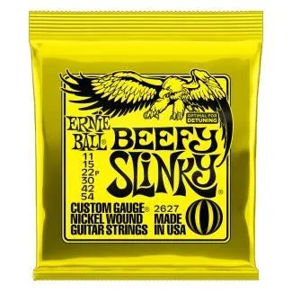 Ernie Ball 2627 Elektromos gitár húrkészlet, Beefy Slinky, Nikkellel bevont acél, 11-54