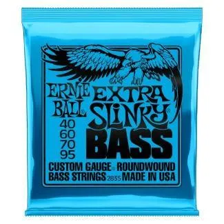 Ernie Ball 2835 Elektromos basszusgitár húrkészlet, Extra Slinky BASS, Nikkellel bevont acél, 40-95