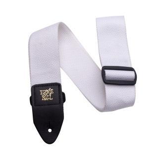 Ernie Ball popruh na kytaru, bílý, šířka 5 cm, nastavitelná délka 104-182 cm